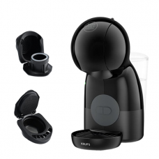 3 в 1 Кафемашина Krups Dolce Gusto KP1A3B10 Piccolo XS - Черен + Адаптер за Неспресо и Адаптер за Мляно кафе