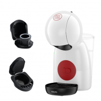 3 в 1 Кафемашина Krups Dolce Gusto KP1A3110 Piccolo XS - Бял + Адаптер за Неспресо и Адаптер за Мляно кафе