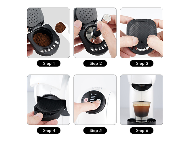Начин на употреба на адаптер за мляно кафе Dolce Gusto
