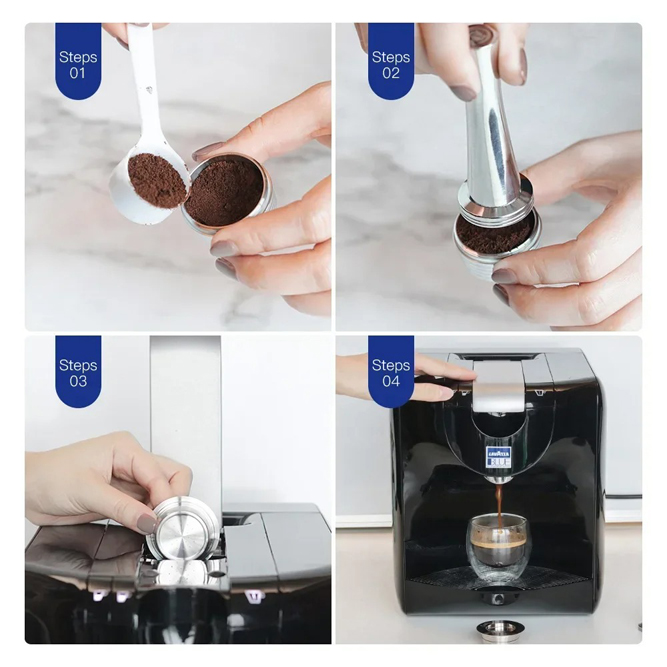 Начин на ползване на метална капсула за Lavazza Blue